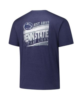 Мужская темно-синяя футболка Fanatics Penn State Nittany Lions Big Tall Ideal с потертостями от Fanatics