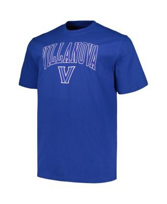 Men's Royal Villanova Wildcats Big Tall Arch Over Logo T-Shirt