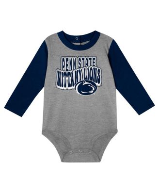 Baby Boys and Girls 2-Piece Penn State Nittany Lions Double Up Long Sleeve Bodysuit and Pant Set