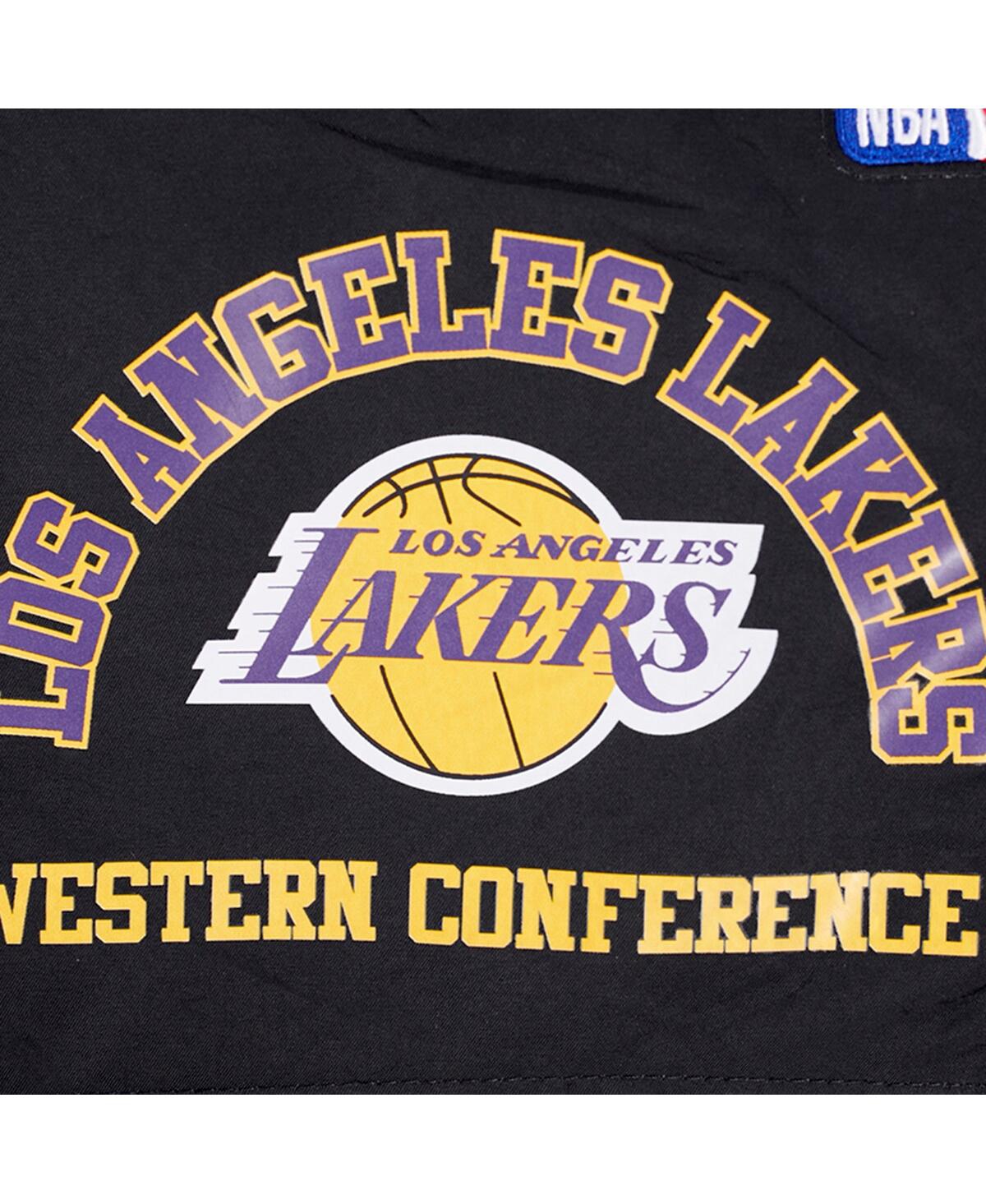 Pro Standard Men's Black Los Angeles Lakers Area Code Shorts In Black