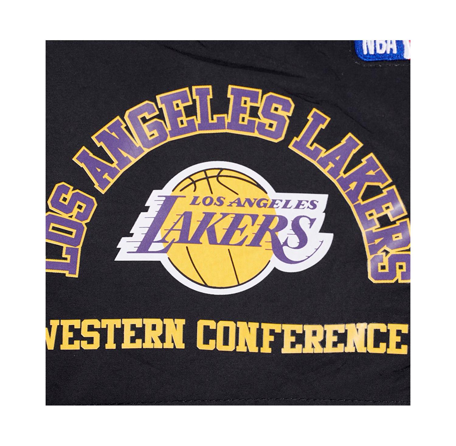 Men's Black Los Angeles Lakers Area Code Shorts