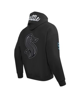 Men's Black Seattle Kraken Paint the City Pullover Hoodie