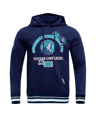 Мужская толстовка-пуловер Pro Standard темно-синего цвета с кодом города Minnesota Timberwolves