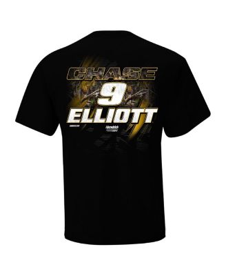 Мужская черная камуфляжная футболка Chase Elliott из коллекции Hendrick Motorsports Team Collection