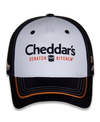 Men's White/Black Kyle Busch Cheddars Uniform Adjustable Hat