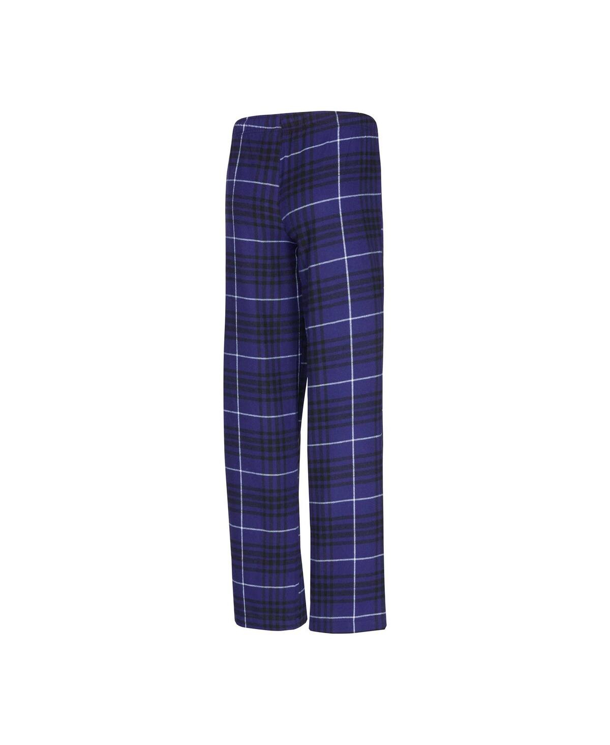 Concepts Sport Women's Purple Washington Huskies Vector T-shirt And Flannel Pants Sleep Set In Purple