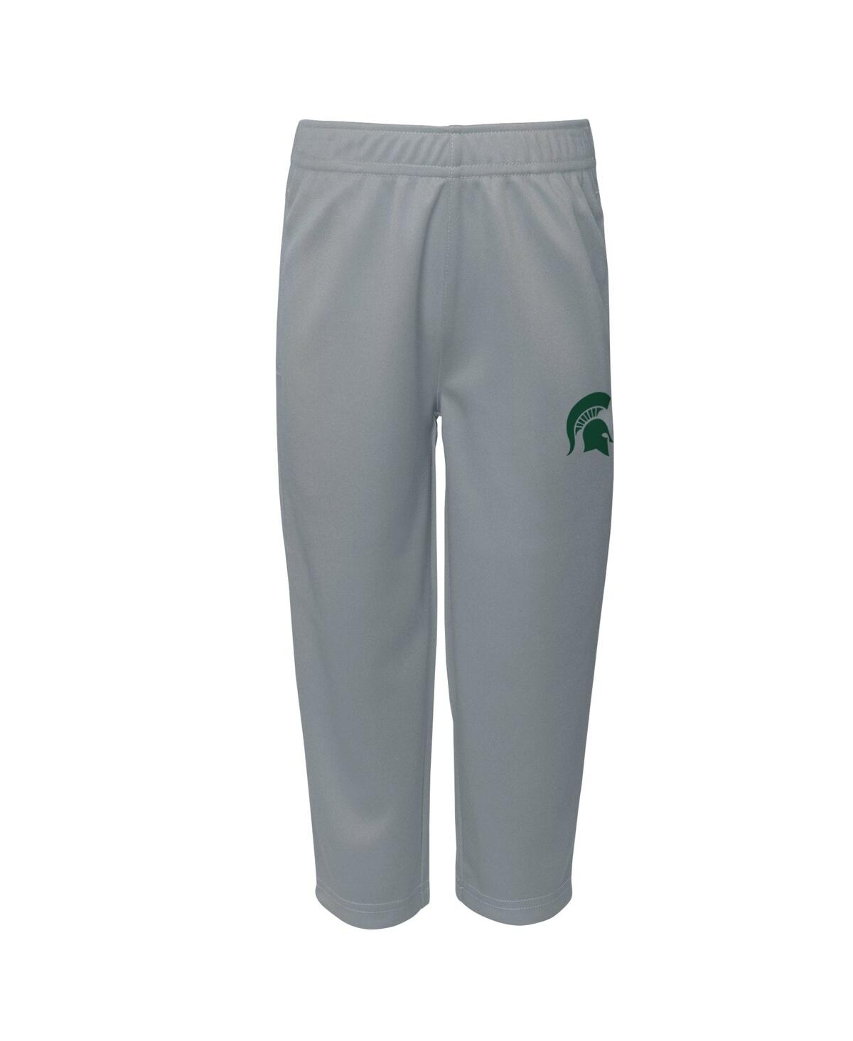 Outerstuff Preschool 2-piece Green Michigan State Spartans Two-piece Red Zone Jersey And Pants Set In Green