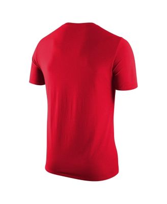 Мужская красная футболка с логотипом Ole Miss Rebels от Nike