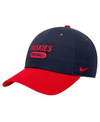 Nike - Men's Navy UConn Huskies Colorblock Club Adjustable Hat