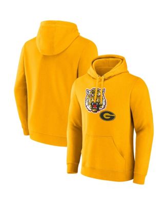 Fanatics - Men's  Gold Grambling Tigers Primary Logo Pullover Hoodie