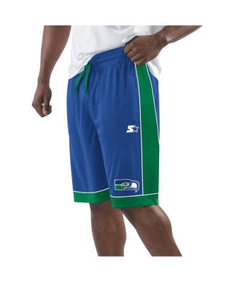 Starter - Men's Royal Seattle Seahawks Fan Favorites Vintage Logo Shorts