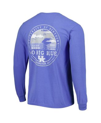 Изображение: Мужская футболка с длинным рукавом Royal Kentucky Wildcats Circle Campus Scene от Image One