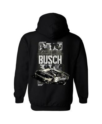Мужская толстовка с капюшоном Richard Childress Racing Team Collection из черного камуфляжного автомобильного пуловера Kyle Busch