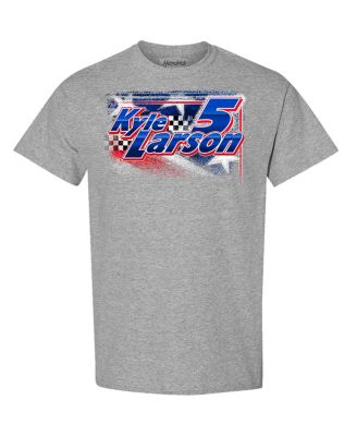 Men's Heather Gray Kyle Larson T-Shirt