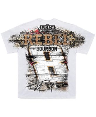 Мужская белая футболка Kyle Busch 8 Rebel из коллекции Richard Childress Racing Team Collection