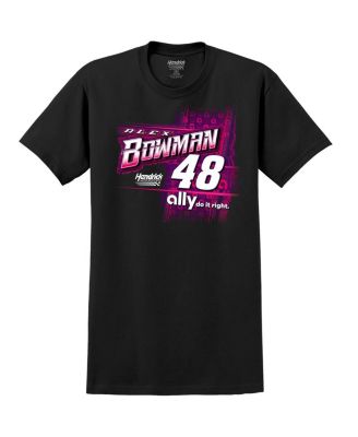 Men's Black Alex Bowman Car T-Shirt