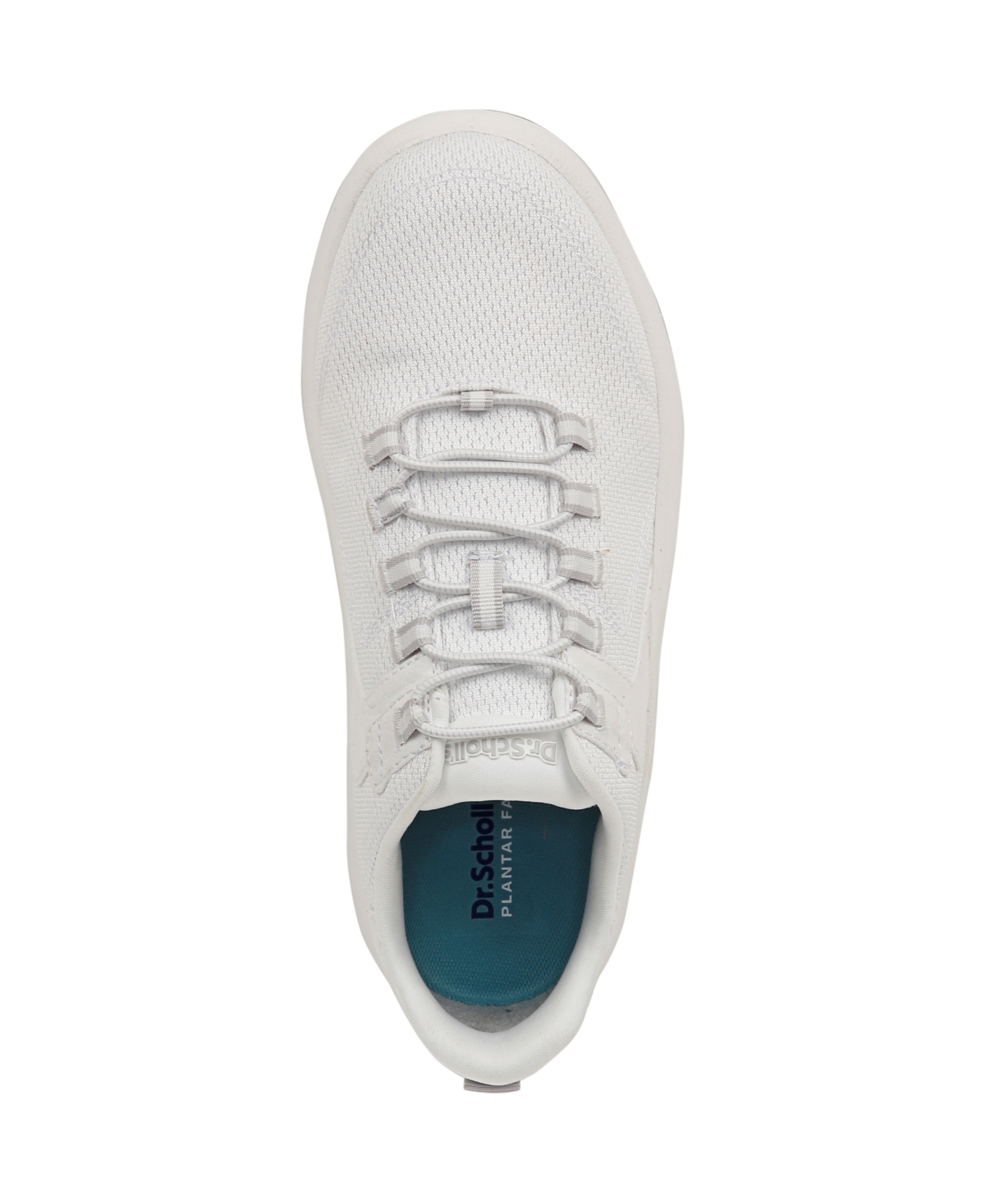 Shop Dr. Scholl's Women's Feel At Ease Plantar Fasciitis Slip On Sneakers In White Fabric