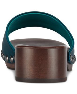 Women's Cambrie Wooden Platform Slide Sandals