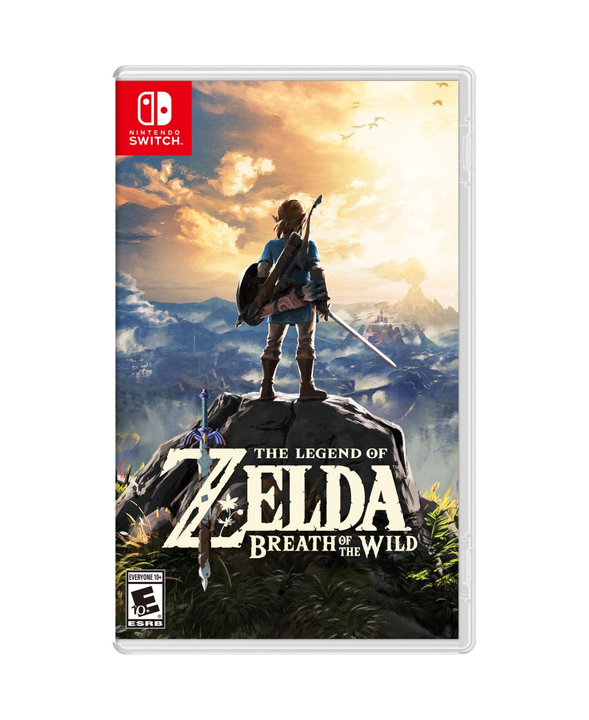 Nintendo Switch 32GB Console Neon Red/Blue Joy-Con Bundle with Surge 11-In-1 Accessory Starter Pack and The Legend of Zelda: Breath of the Wild