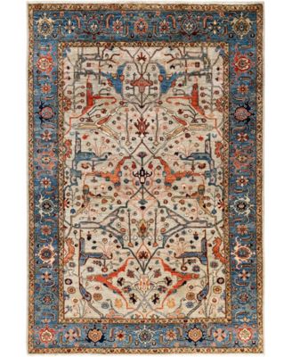 ADORN HAND WOVEN RUGS - Serapi M1945 6'1''x8'11'' Area Rug