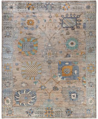 ADORN HAND WOVEN RUGS - Colorful Oushak M1945 7'11''x9'10'' Area Rug