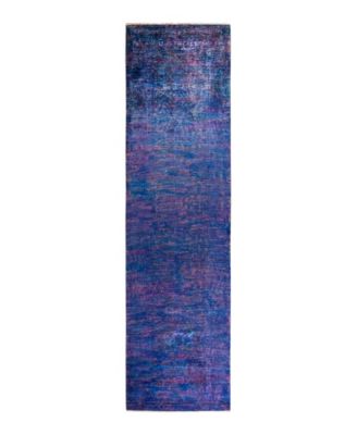 ADORN HAND WOVEN RUGS - Vibrance M1842 3'2''x11'10'' Runner Area Rug