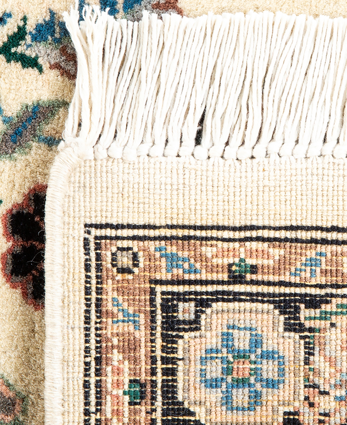 Adorn Hand Woven Rugs Mogul M2026 2'6''x7'9'' Runner Area Rug In Ivory