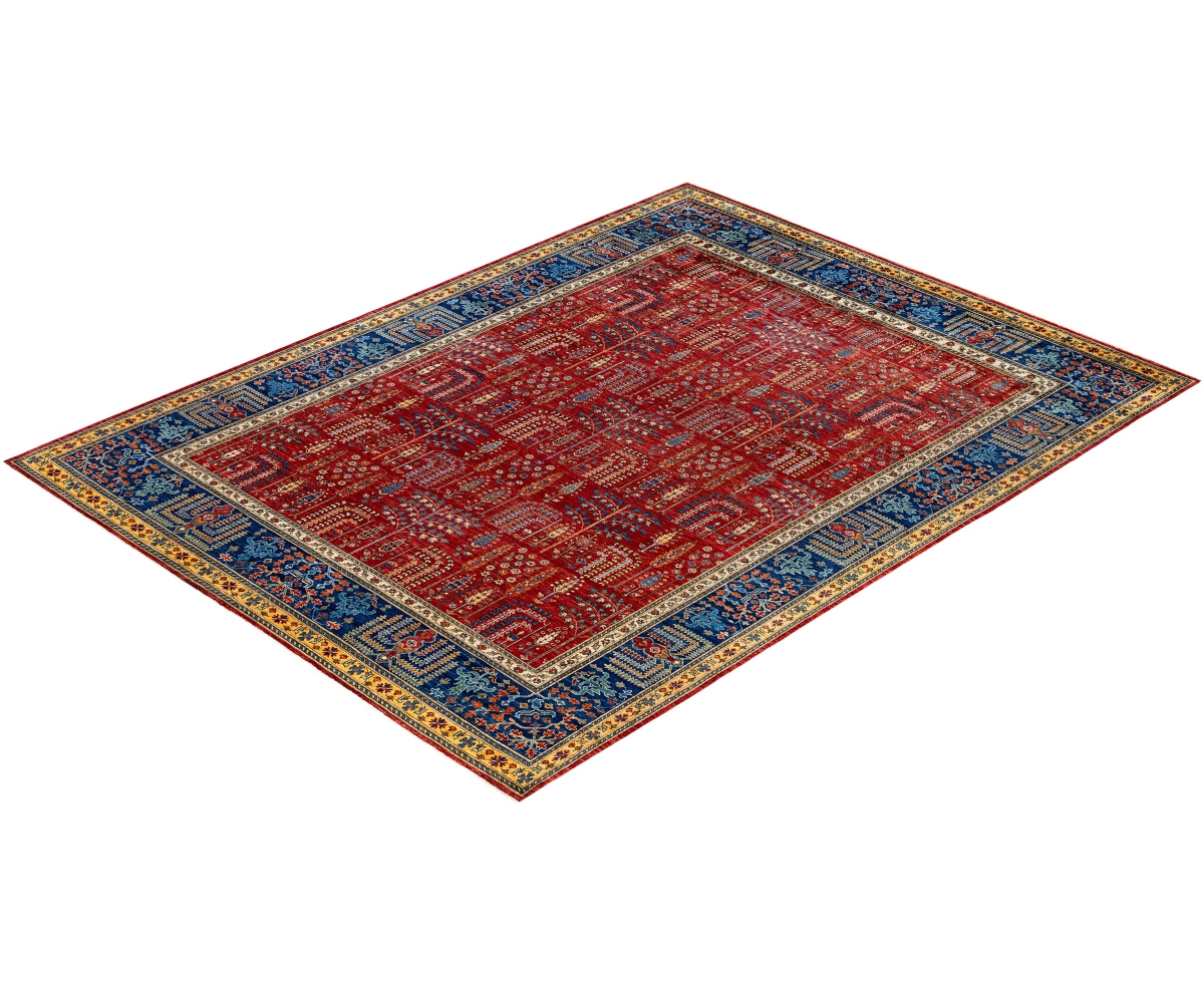 Adorn Hand Woven Rugs Serapi M1945 9'x11'9'' Area Rug In Red