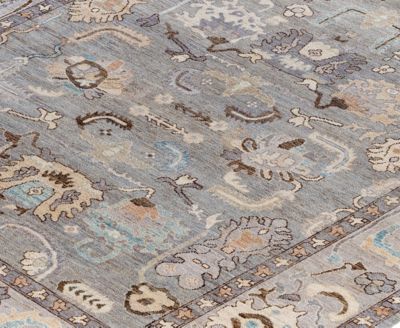 Colorful Oushak M1945 9'x11'7'' Area Rug