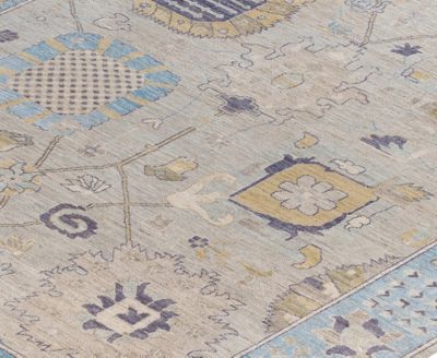 Colorful Oushak M1945 9'x11'7'' Area Rug