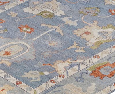 Colorful Oushak M1945 9'x11'9'' Area Rug