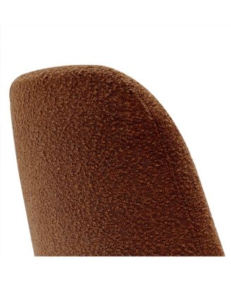 Mid-Century Modern Upholstered Boucle Dining Chair (Set of 6)