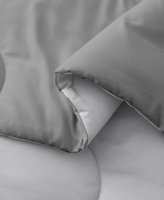 Lightweight Reversible Quilted Down Alternative Comforter, Full/Queen