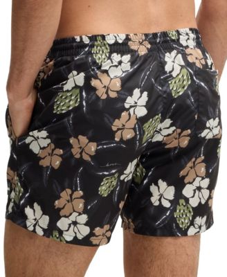 Men's Quick-Dry All-Over Print Swim Shorts