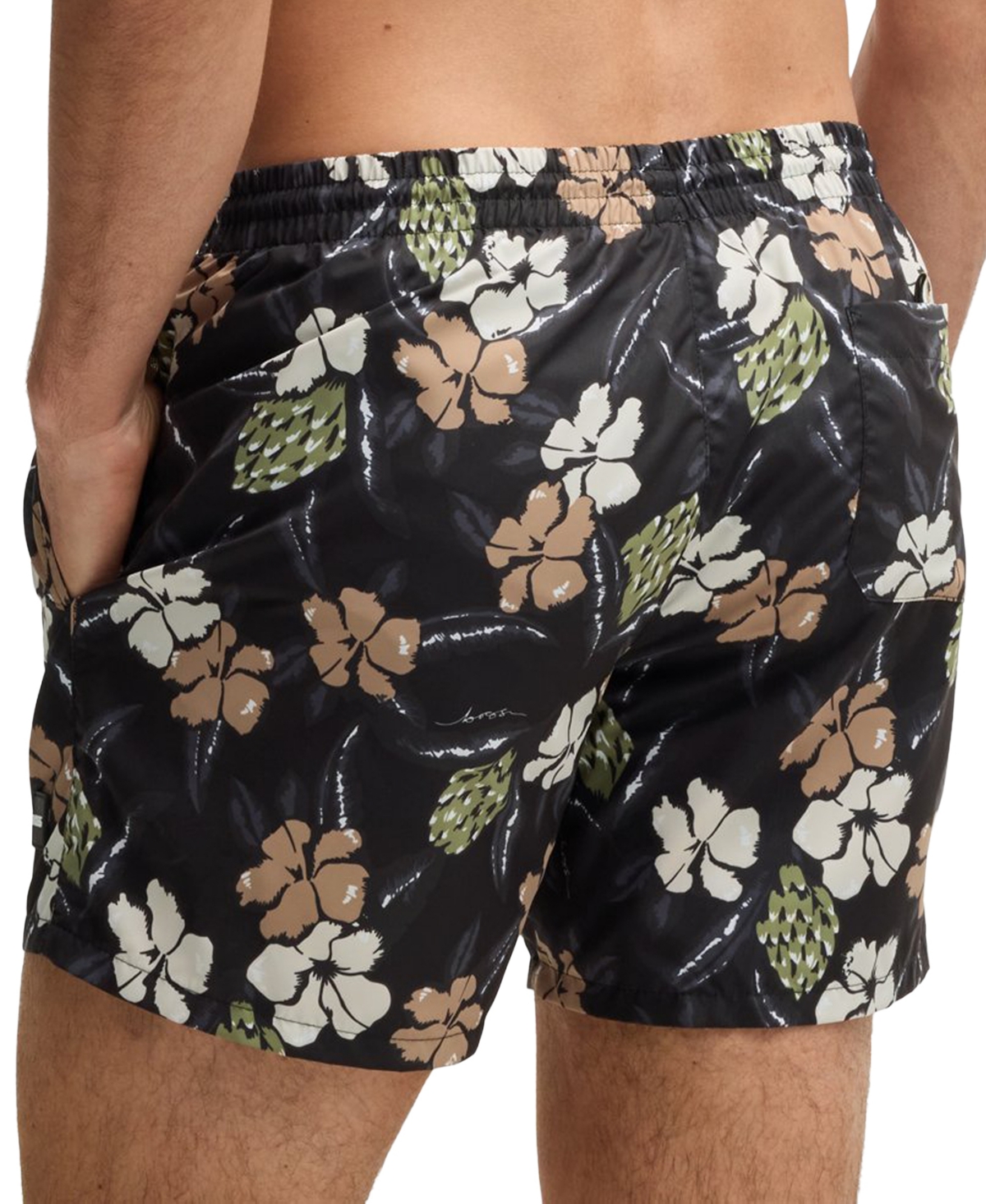 Hugo Boss Boss By  Men's Printed Quick-drying Swim Shorts