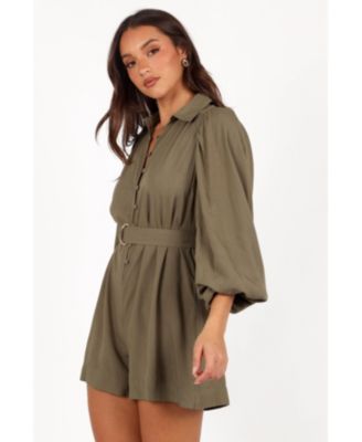 Женский комбинезон Louise с поясом в виде лепестков и щенка