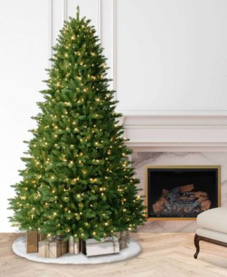 Puleo 7.5FT Pre-Lit Franklin Fir Artificial Christmas Tree