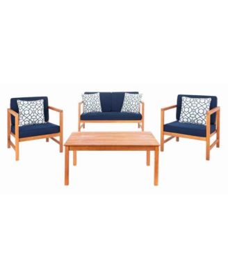 Montez 4 Pc Outdoor Set With Accent Pillows