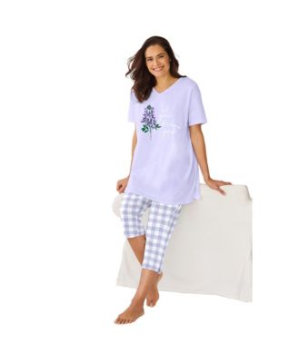 Women's Only Necessities Capri Pajamas