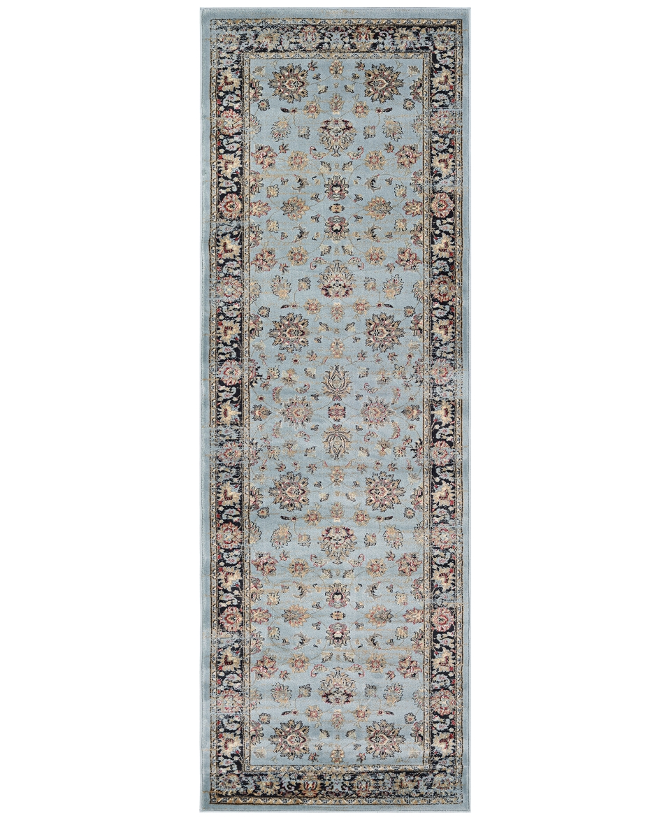 Couristan HARAZ HAR1443 Blue 27 x 710 Runner Rug   Rugs