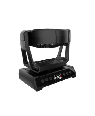 20,000mAh Rechargeable Camping Fan with LED Lantern & Power Bank, Ultra-Quiet 9-Speed Tent Fan with Remote, 135-Hour Battery Life, Adjustable Airflow & Auto Oscillation for Camping, Home, and Emergency Use