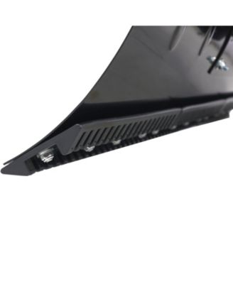 Snow Shovel with Wheels, Snow Pusher, Cushioned Adjustable Angle Handle Snow Removal Tool, 29" Blade, 10" Wheels,black color