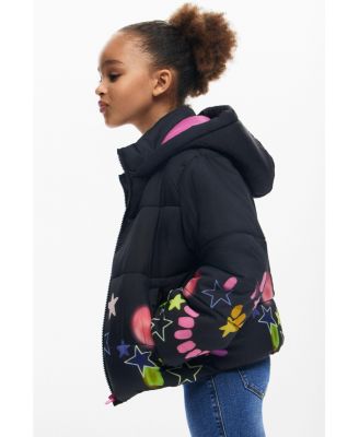 Girls Girls's Star quilted coat