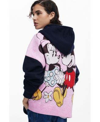 Дизайнерская женская толстовка с Микки Маусом
