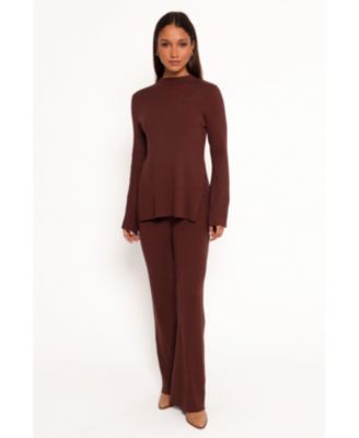 Женский вязаный топ Adrienne с лепестками и щенком