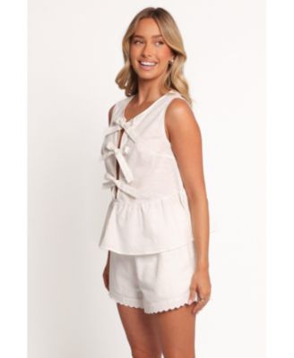 Женский короткий комплект Graciana с лепестками и пупсом