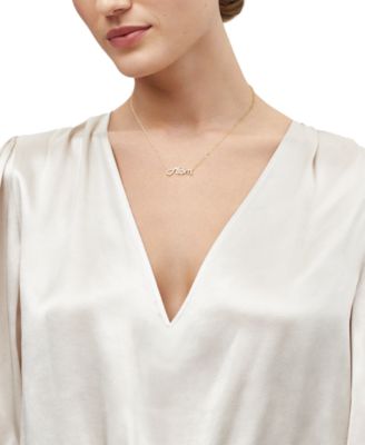 Diamond Mom Heart 18" Pendant Necklace (1/5 ct. t.w.) in 14k Gold-Plated Sterling Silver