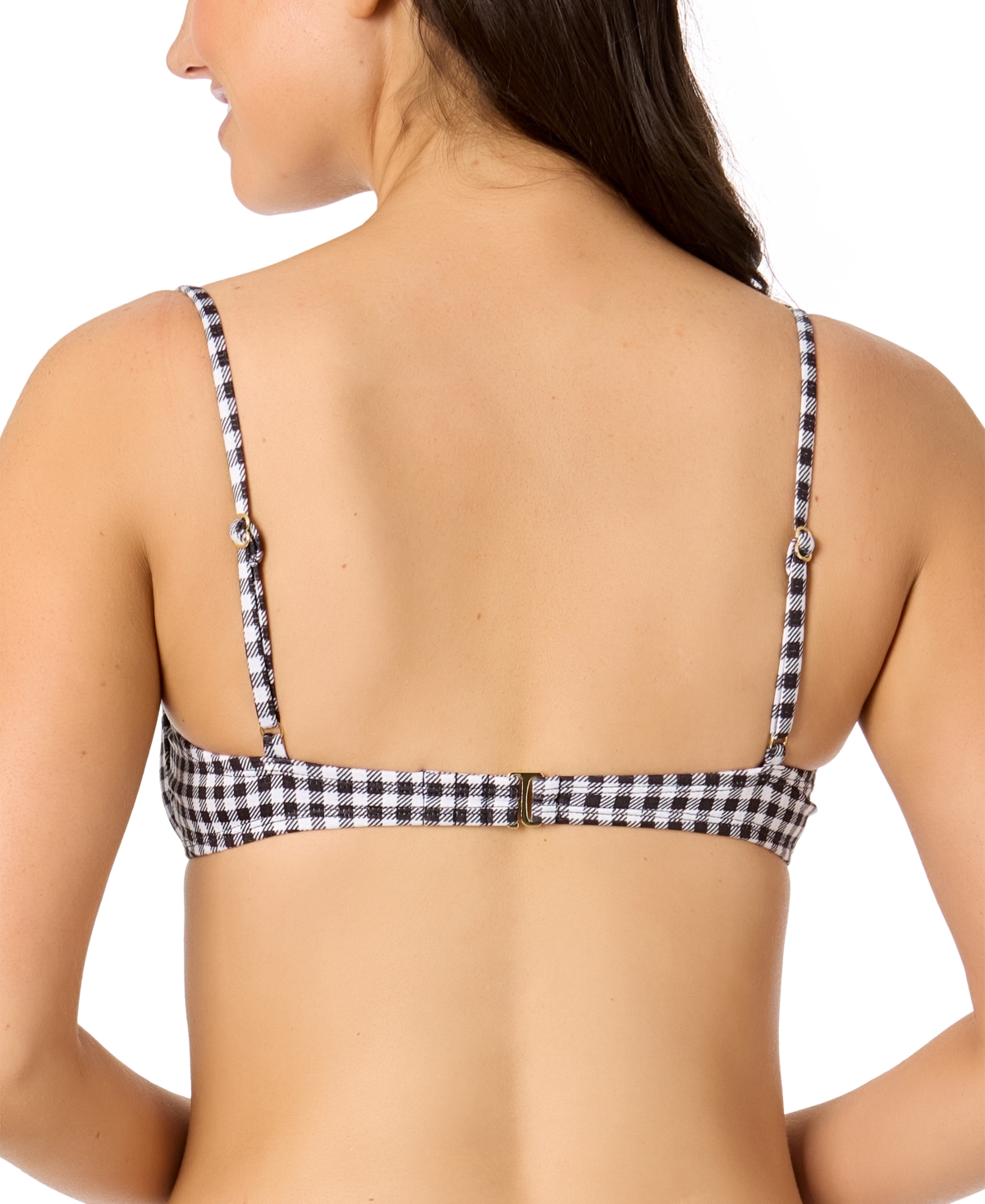 Salt + Cove Juniors' Plaid Underwire Bikini Top, Exclusively At Macy's