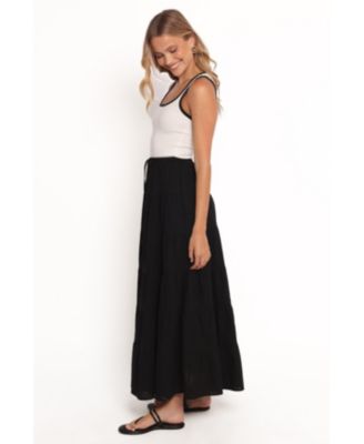 Женская многослойная макси-юбка Archy с лепестками и пупсом