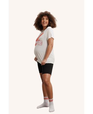 Maternity NOM Groove Bowie Graphic Tee
